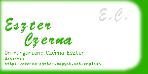 eszter czerna business card
